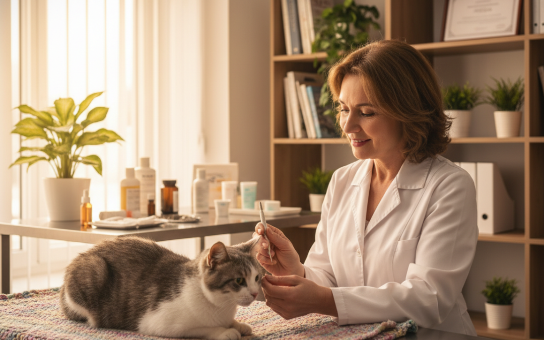 Leczenie problemów skórnych u starszego kota – Wszystko, co musisz wiedzieć!