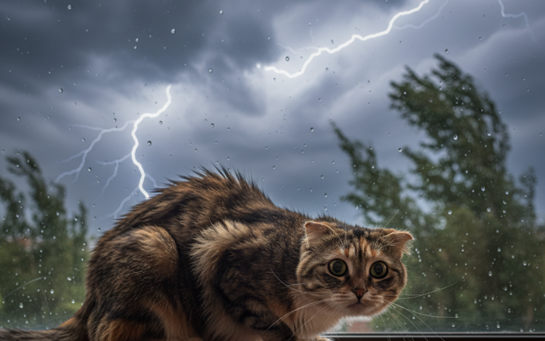 Lęk kota przed burzą – Wszystko, co musisz o tym wiedzieć!