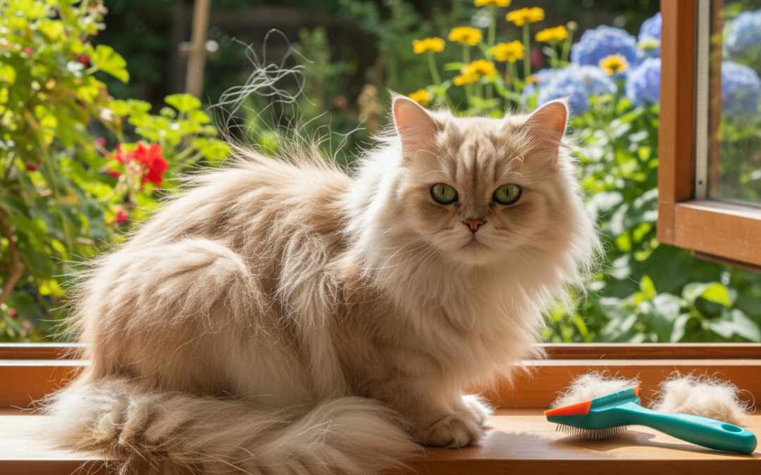 Letnie problemy z linieniem u kota – Wszystko, co musisz wiedzieć!