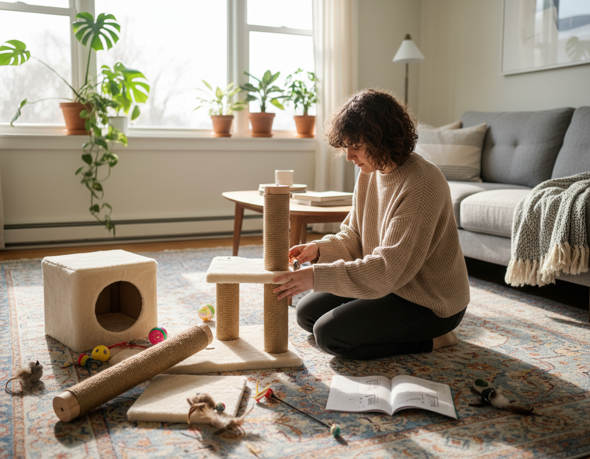 Montaż drapaka w mieszkaniu – Wszystko, co musisz o tym wiedzieć!