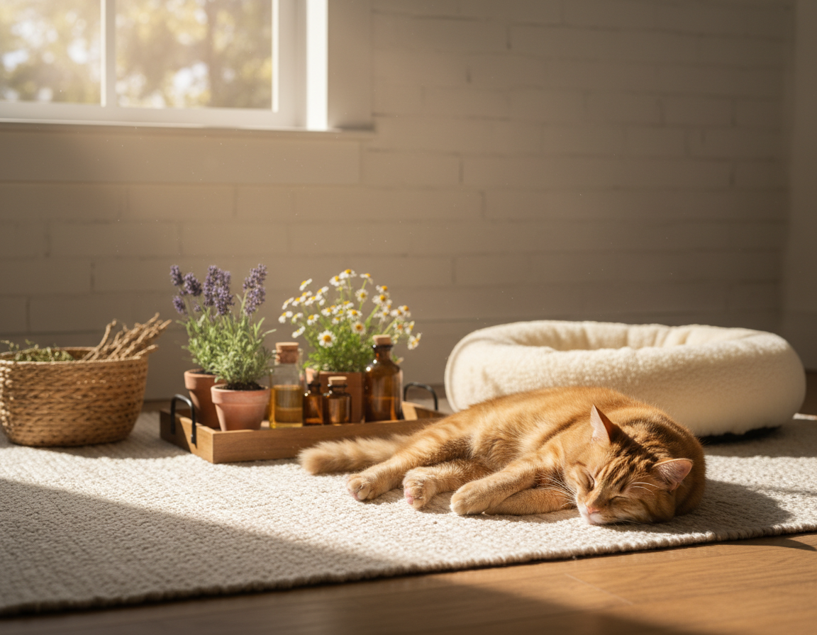 naturalne łagodzenie bólu u kota