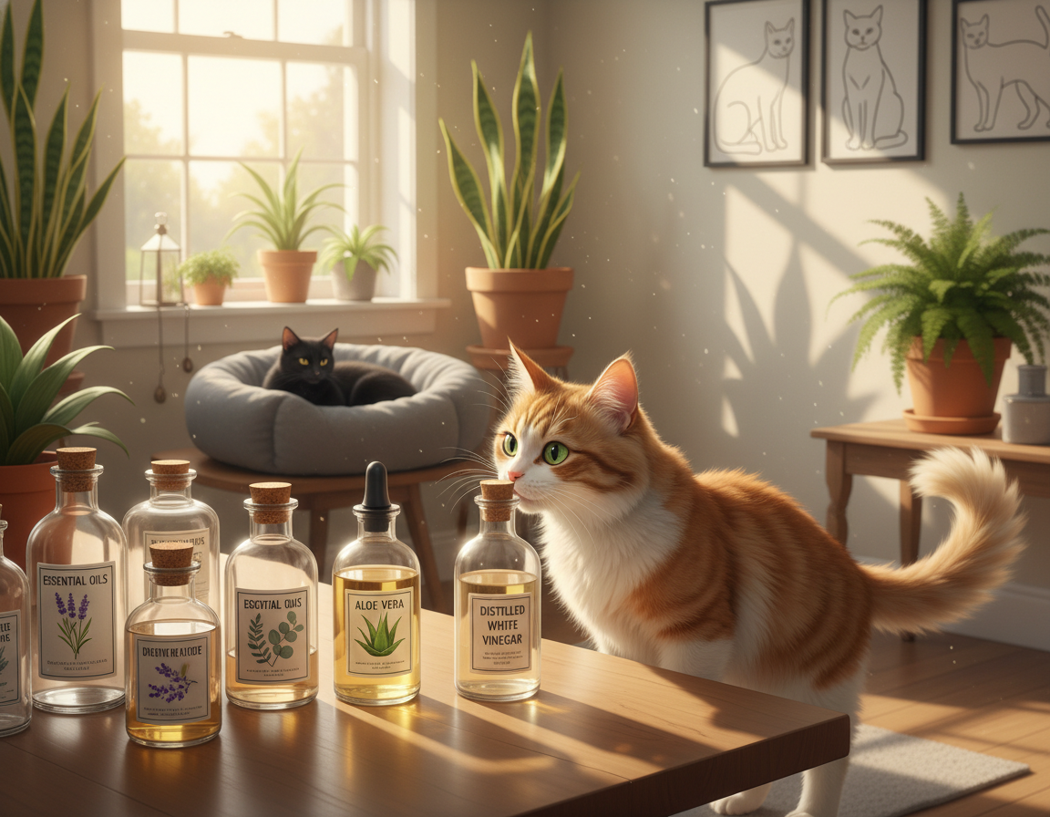 naturalne środki dezynfekujące dla kota