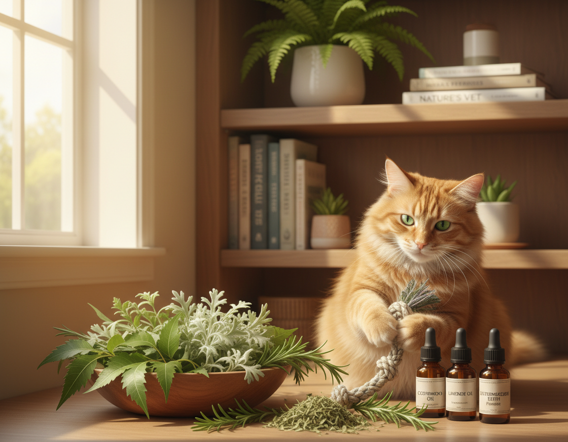 naturalne środki przeciwpasożytnicze dla kota