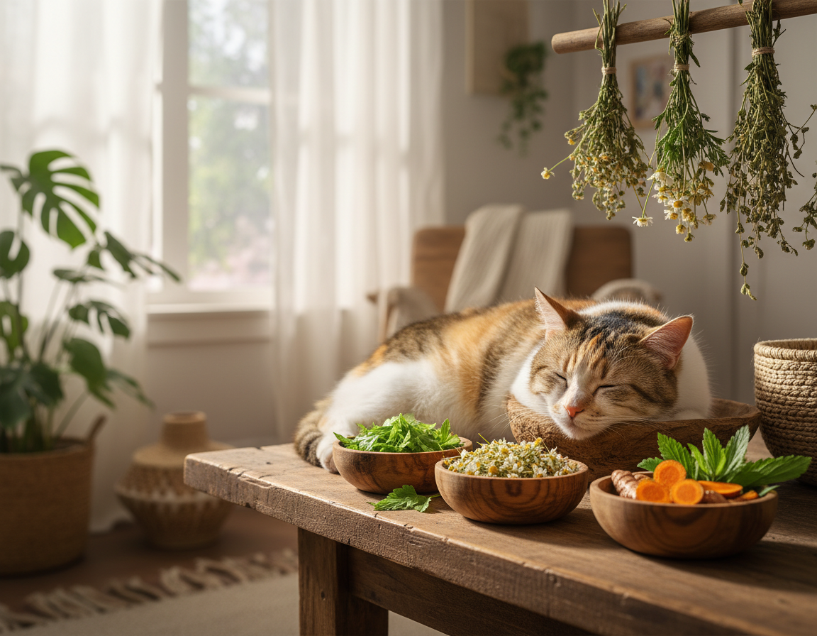 naturalne środki przeciwzapalne dla kota