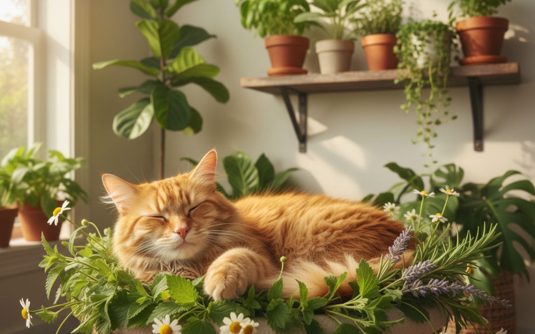 Naturalne wzmacnianie odporności kota ziołami – Wszystko, co musisz o tym wiedzieć!