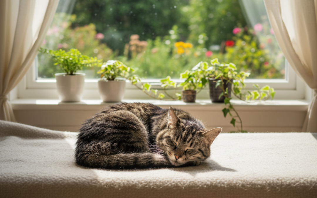Nawyki snu starszego kota – Wszystko, co musisz wiedzieć!