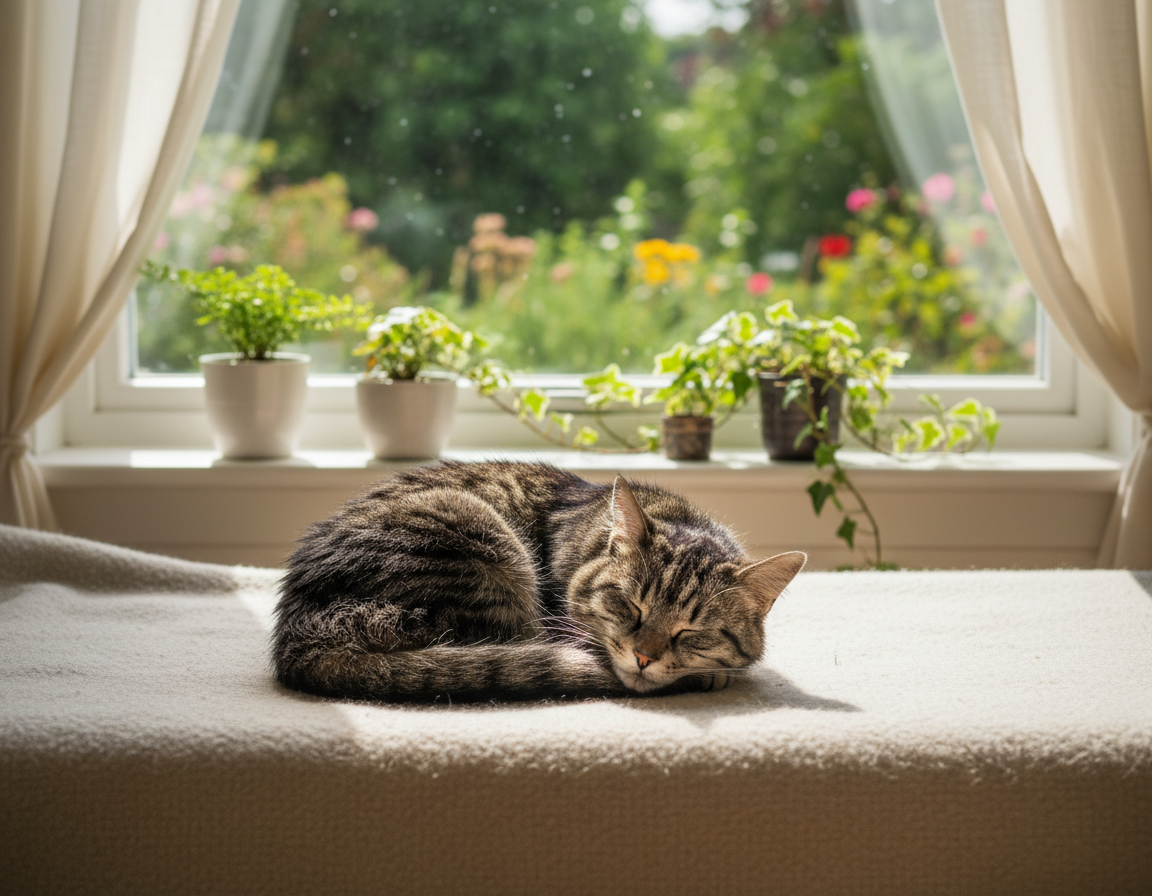 nawyki-snu-starszego-kota nawyki snu starszego kota