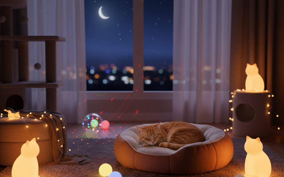 Nocne źródła światła dla kota – Wszystko, co musisz wiedzieć!