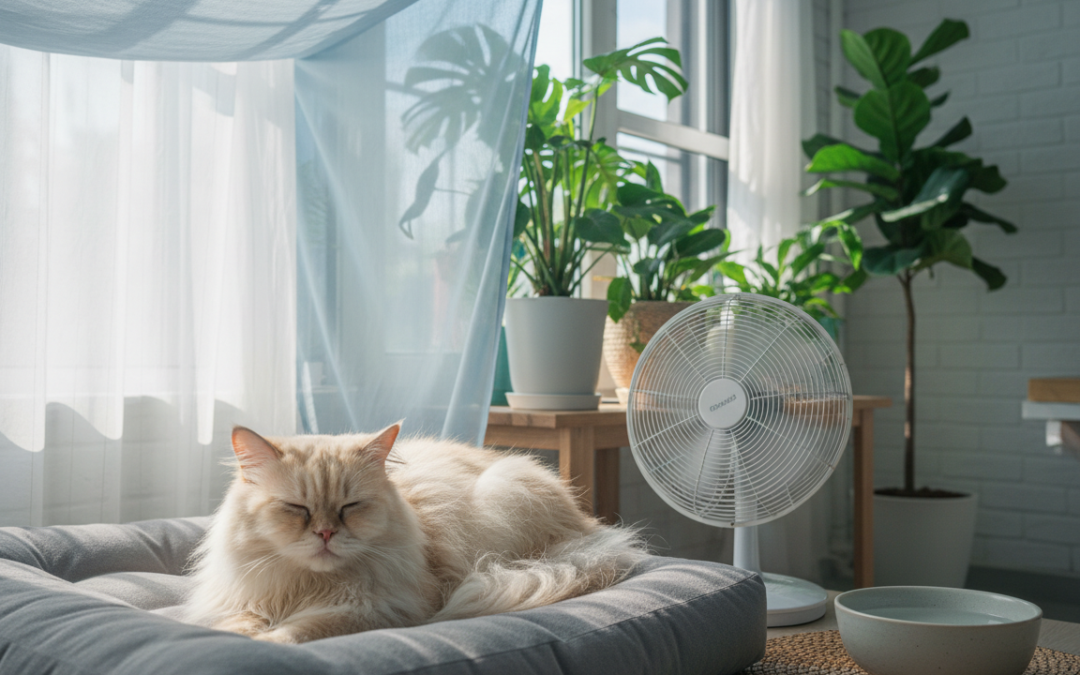 Ochrona kota przed letnimi upałami – Wszystko, co musisz wiedzieć!