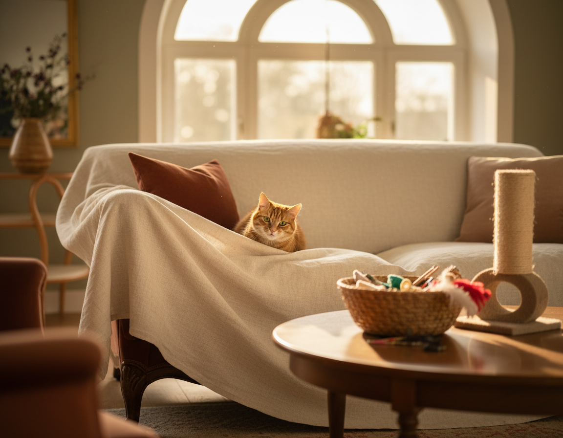 ochrona mebli przed kotem