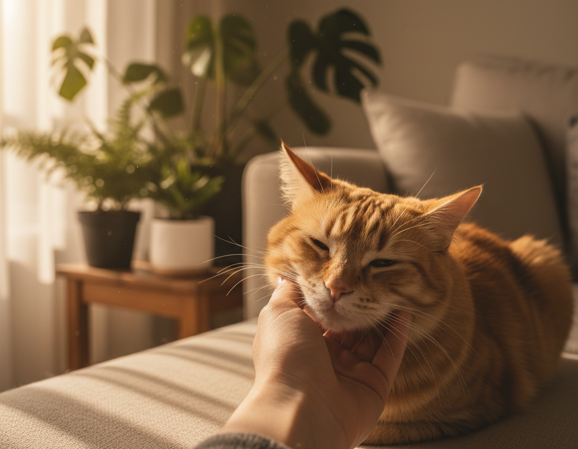 okazywanie uczuć przez kota