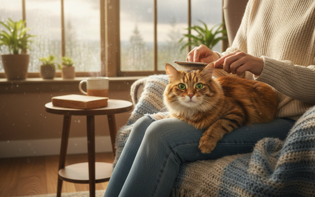 Pielęgnacja kota w deszczową pogodę – Wszystko, co musisz wiedzieć!