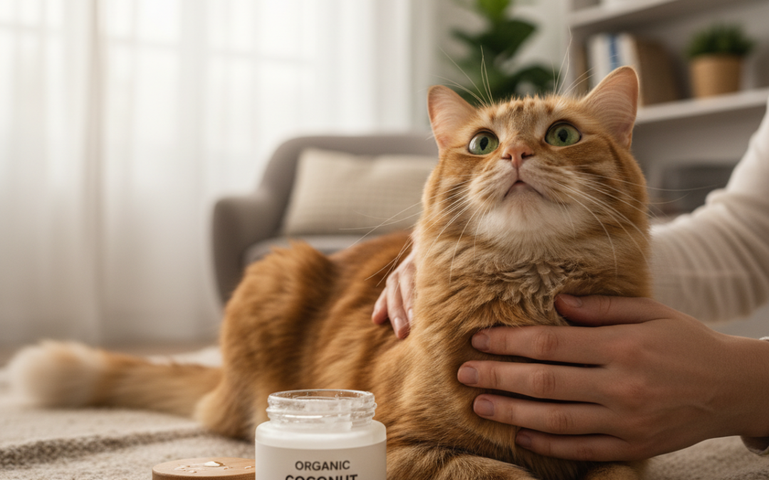Pielęgnacja skóry kota olejem kokosowym – Wszystko, co musisz o tym wiedzieć!