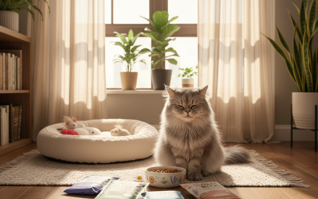 Pokarmy redukujące stres u kota – Wszystko, co musisz o tym wiedzieć!