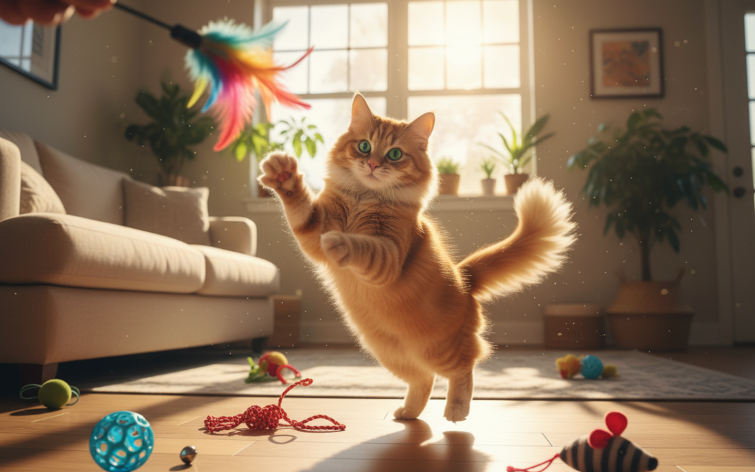 Połączenie zabawy i ruchu u kota – Wszystko, co musisz o tym wiedzieć!