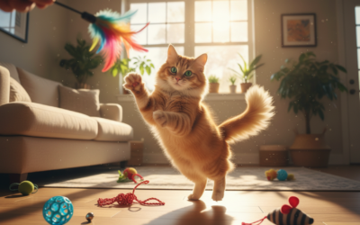 Blog o kotach 23 Połączenie zabawy i ruchu u kota – Wszystko, co musisz o tym wiedzieć!