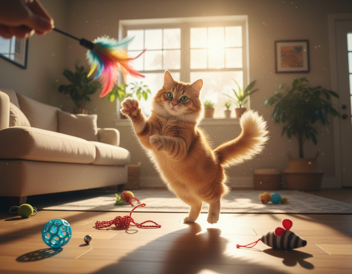 polaczenie-zabawy-i-ruchu-u-kota połączenie zabawy i ruchu u kota