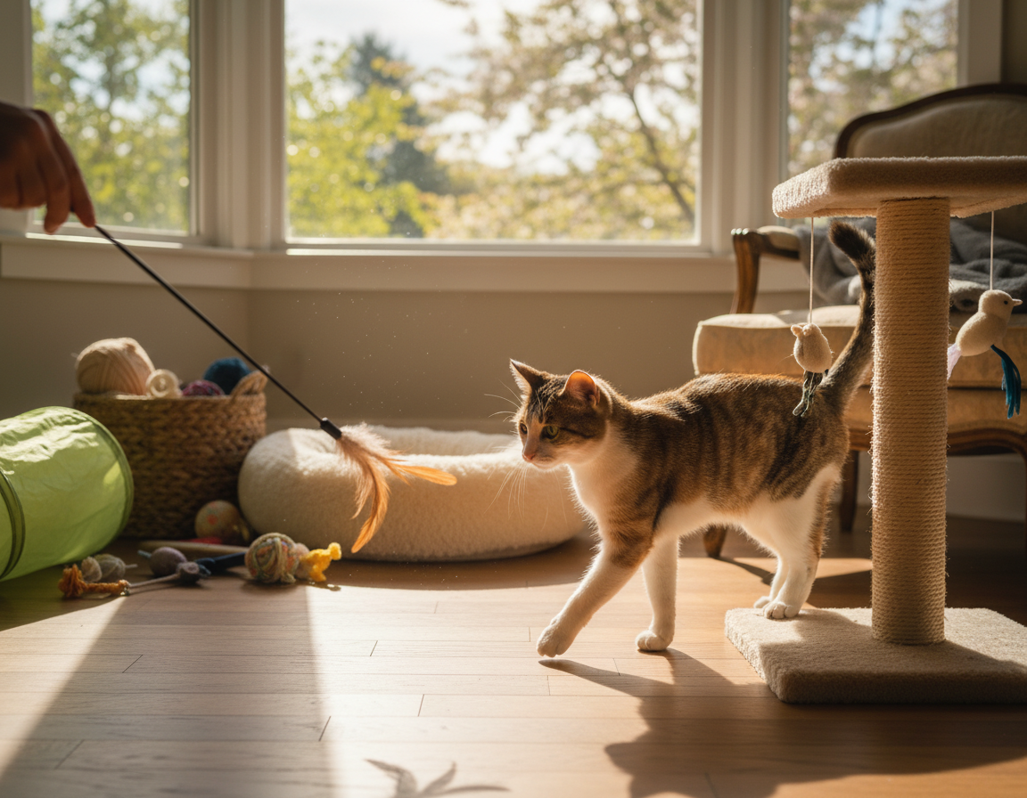 potrzeby ruchowe starszego kota