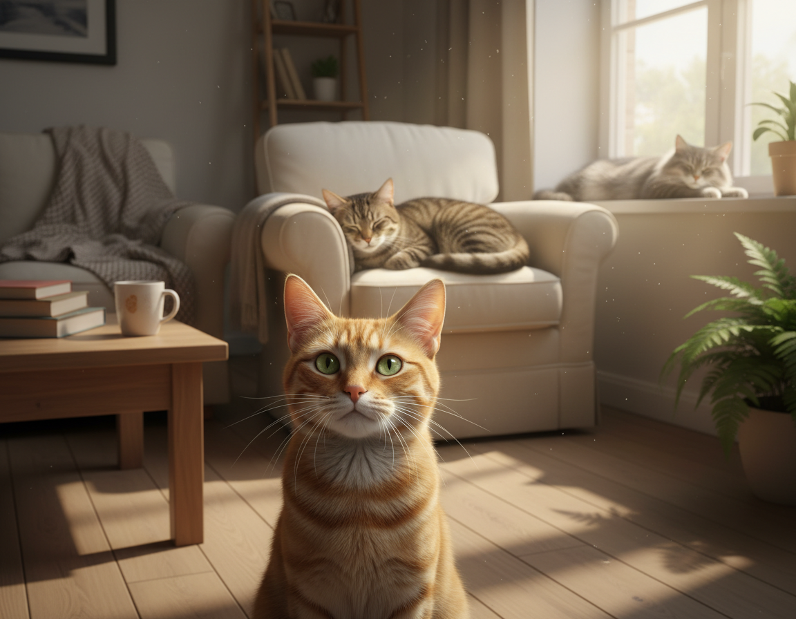 pozycja uszu a nastrój kota