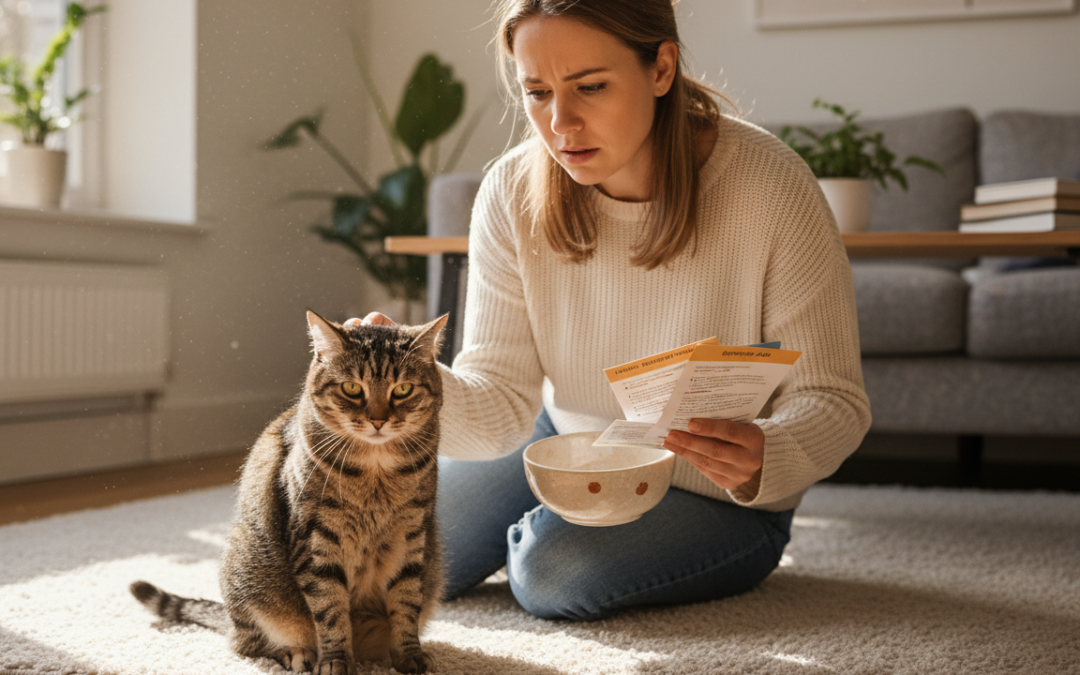Problemy trawienne kota związane z dietą – Wszystko, co musisz wiedzieć!