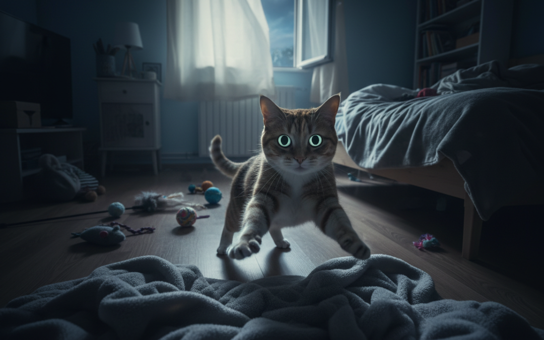 Problemy z nocnym zachowaniem kota – Wszystko, co musisz wiedzieć!