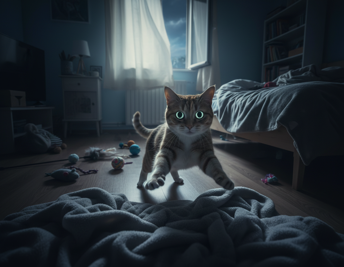 Problemy z nocnym zachowaniem kota – Wszystko, co musisz wiedzieć!