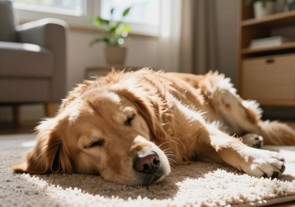 Spokój psychiczny psa oznacza także zdrowie fizyczne