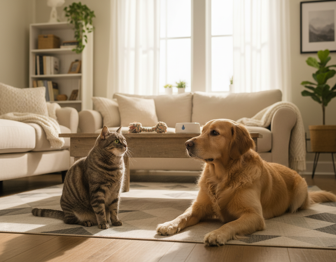 przyzwyczajanie kota do psa