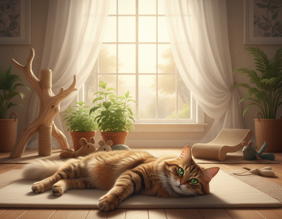 redukcja stresu u kota naturalnymi metodami