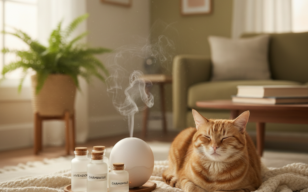 Redukcja stresu u kota za pomocą olejków eterycznych – Wszystko, co musisz o tym wiedzieć!