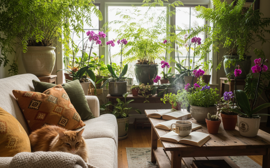 Rośliny i wystrój wnętrz z kotem – Wszystko, co musisz o tym wiedzieć!