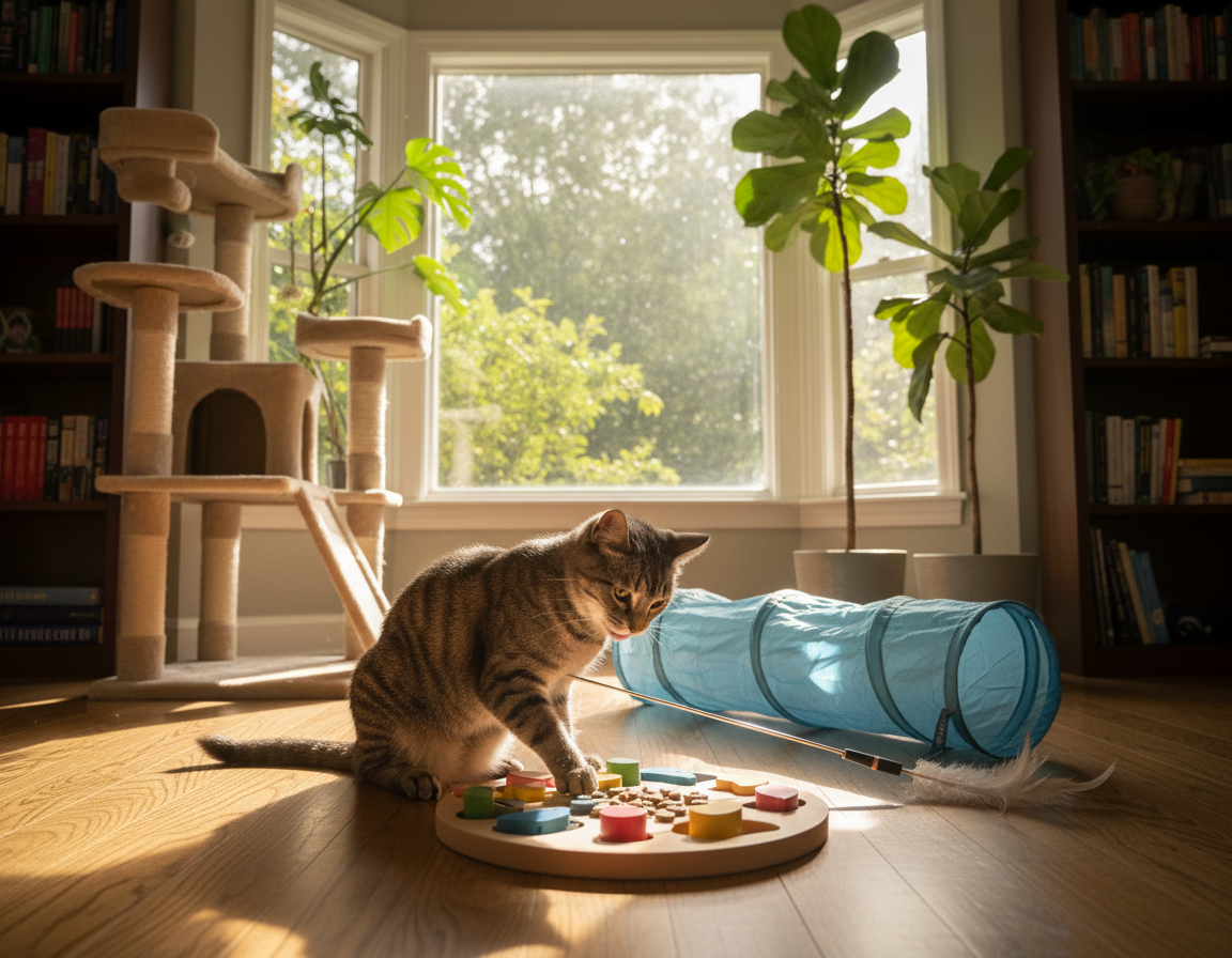 rozwijanie inteligencji kota