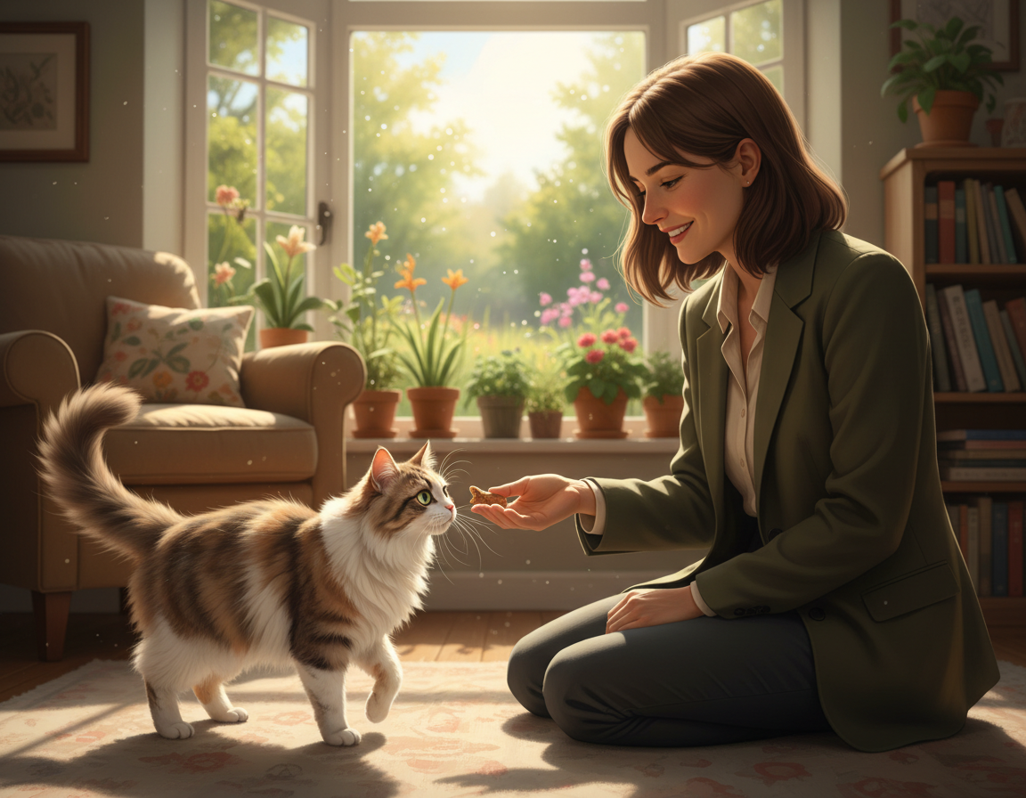 socjalizacja kota z obcymi