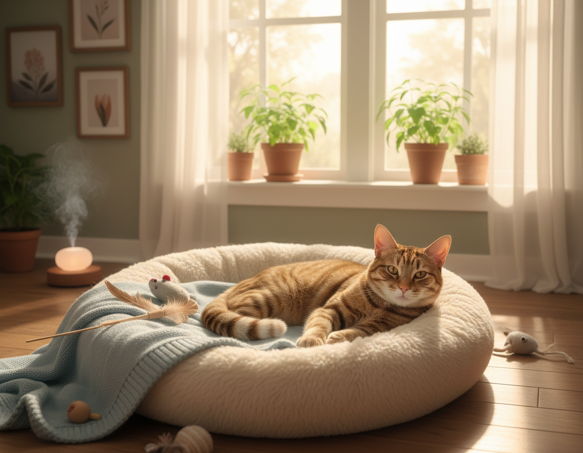 techniki uspokajające dla kota