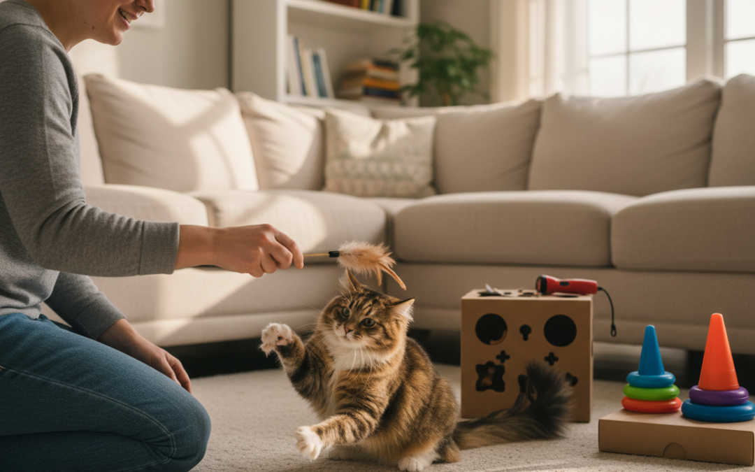 Trening interaktywny dla kota – Wszystko, co musisz o tym wiedzieć!