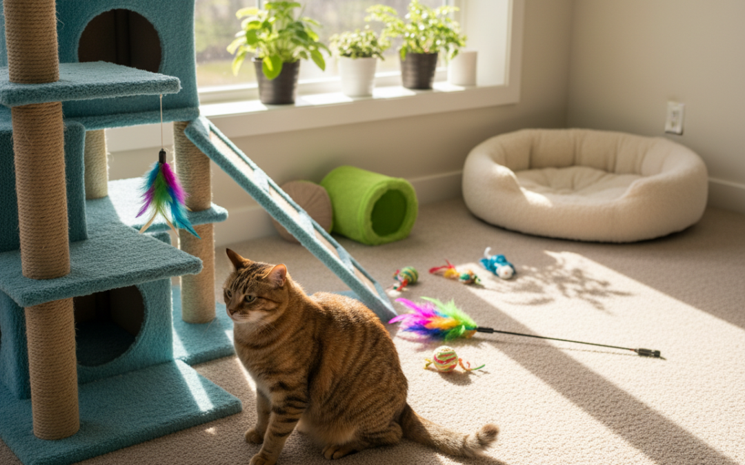 Tworzenie miejsca do zabawy dla kota – Wszystko, co musisz o tym wiedzieć!