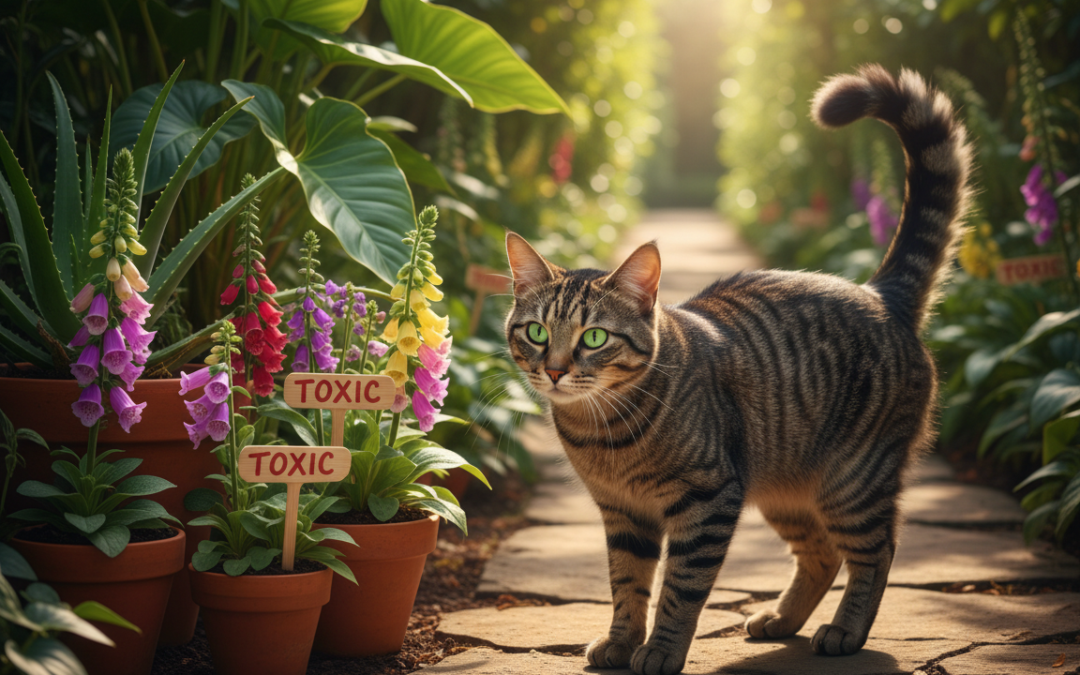 Unikanie trujących roślin przez kota – Wszystko, co musisz wiedzieć!
