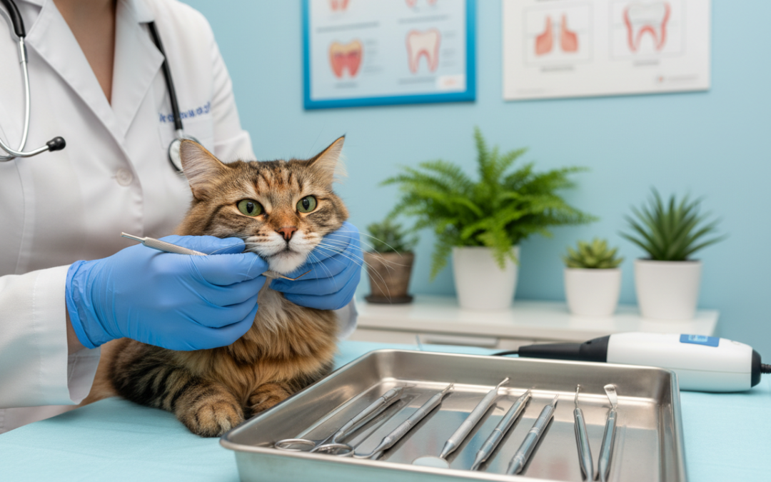 Usuwanie kamienia nazębnego u kota – Wszystko, co musisz o tym wiedzieć!
