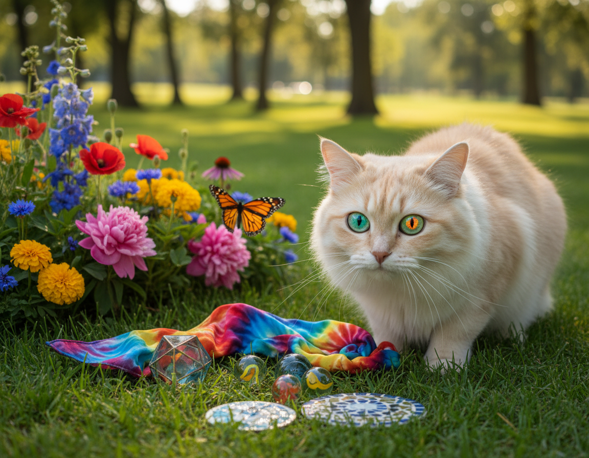 widzenie barw u kota