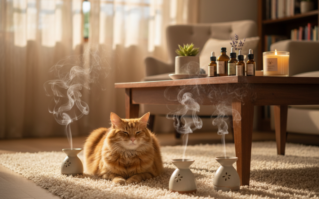 Wpływ aromaterapii na kota – Wszystko, co musisz o tym wiedzieć!
