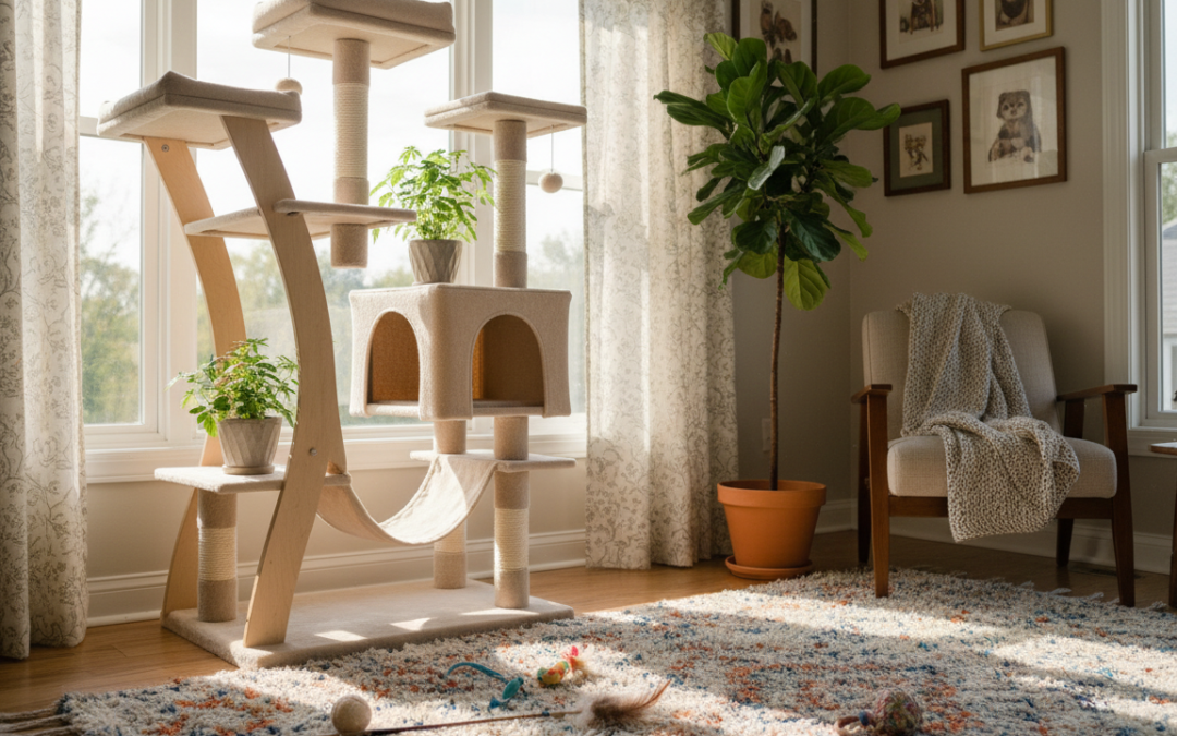 Wybór miejsca na drapak – Wszystko, co musisz o tym wiedzieć!