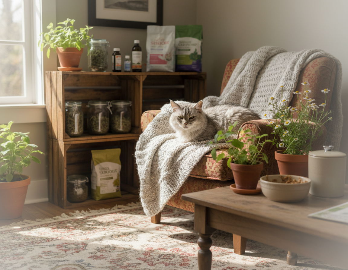 wzmacnianie odporności starszego kota