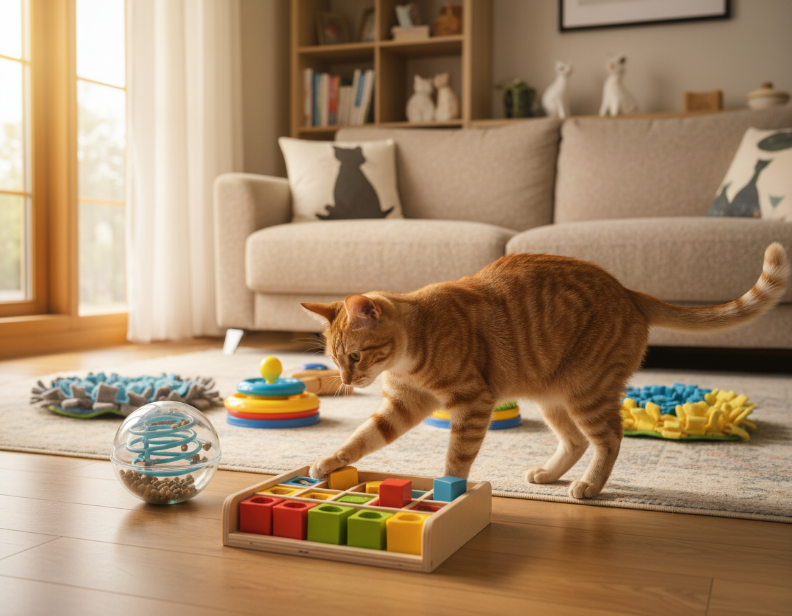 zabawki-rozwijajace-umiejetnosc-rozwiazywania-problemow-u-kota zabawki rozwijające umiejętność rozwiązywania problemów u kota