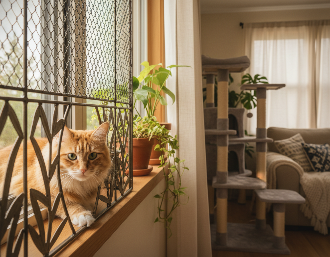 zabezpieczenie-okien-dla-kota zabezpieczenie okien dla kota