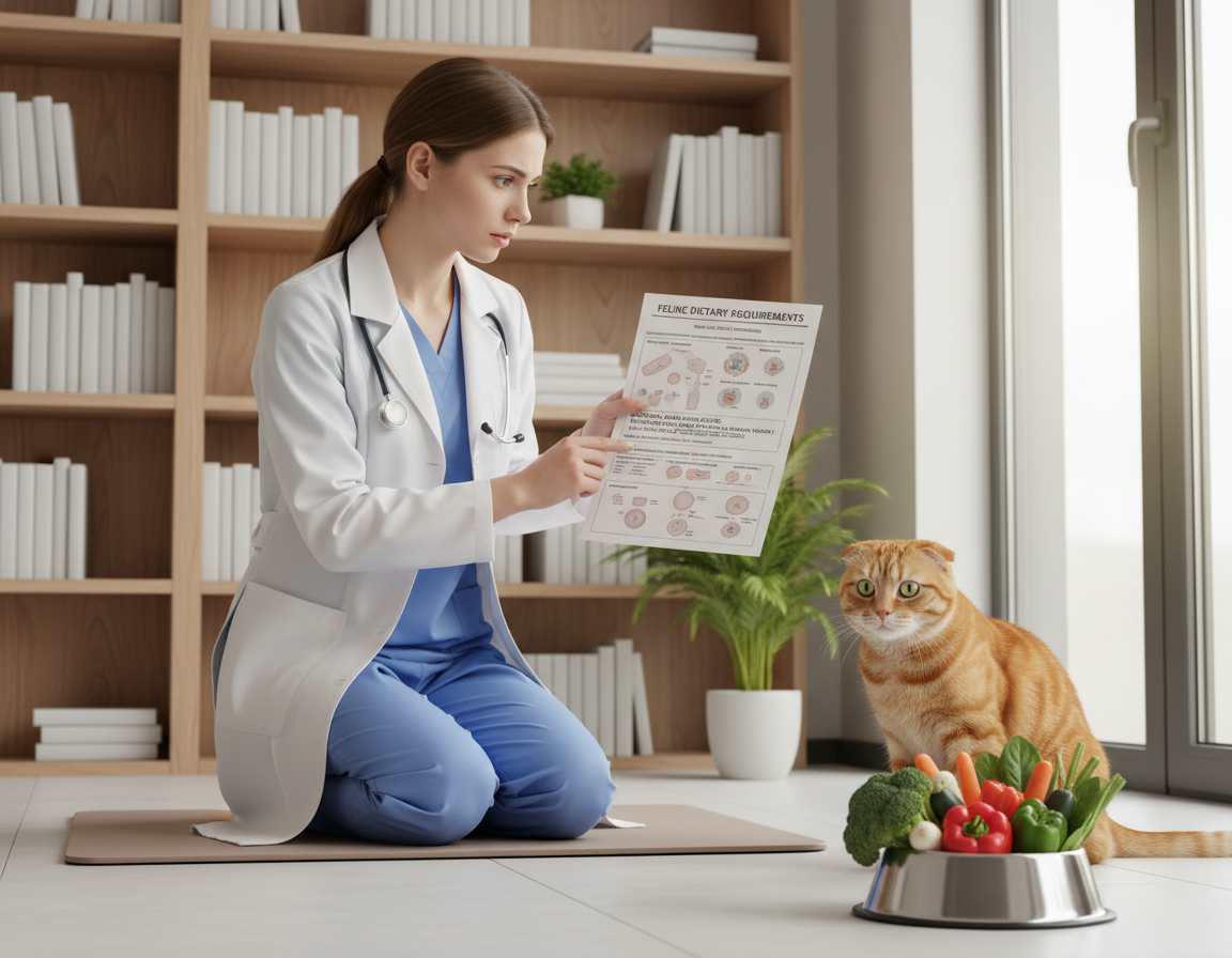 zagrożenia diety wegetariańskiej u kota