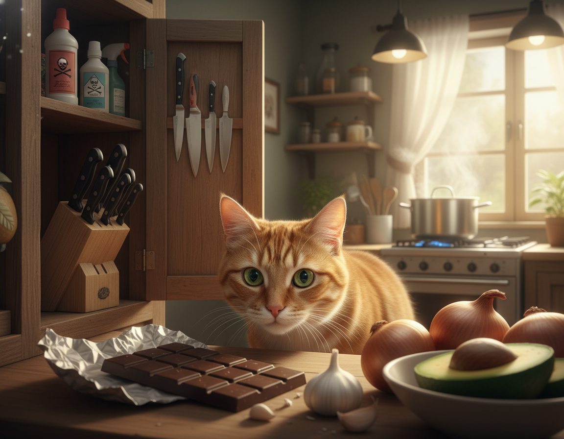 zagrozenia-kuchenne-dla-kota zagrożenia kuchenne dla kota