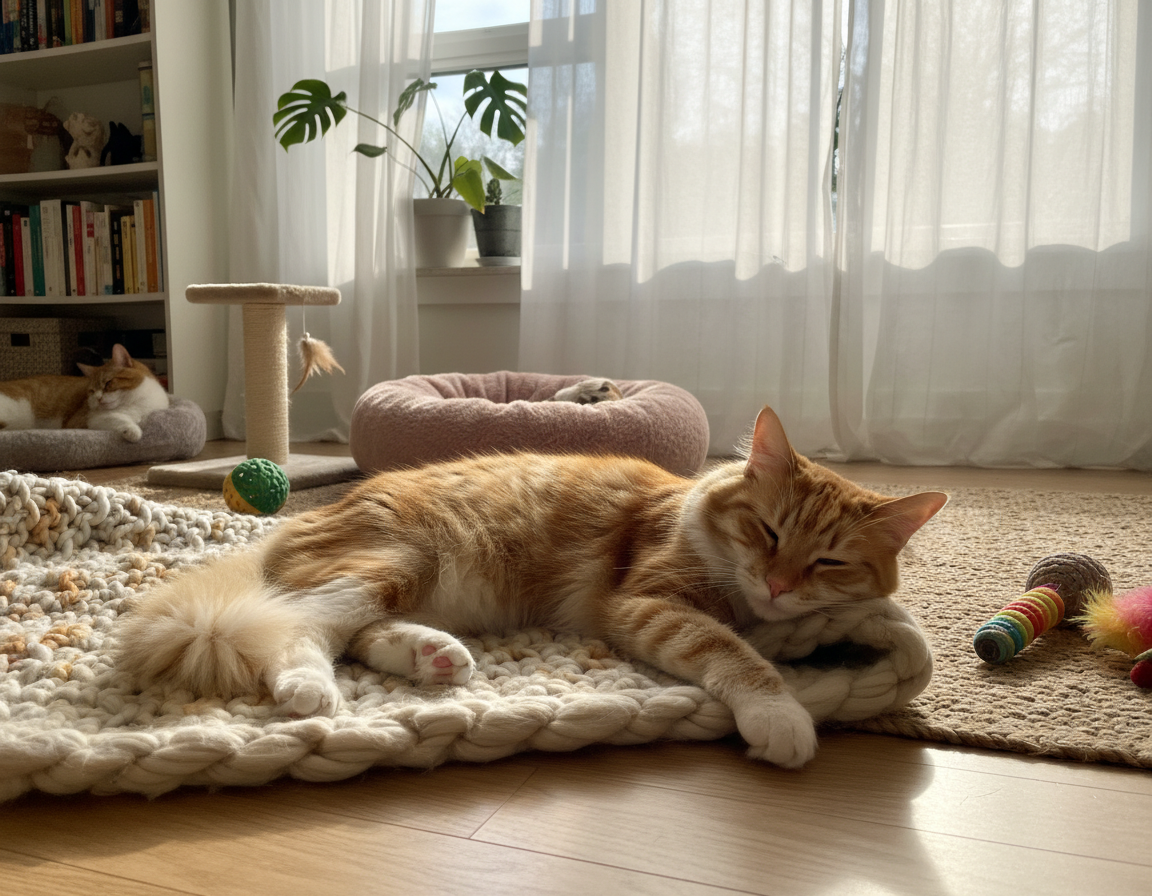 zmniejszenie stresu separacyjnego u kota