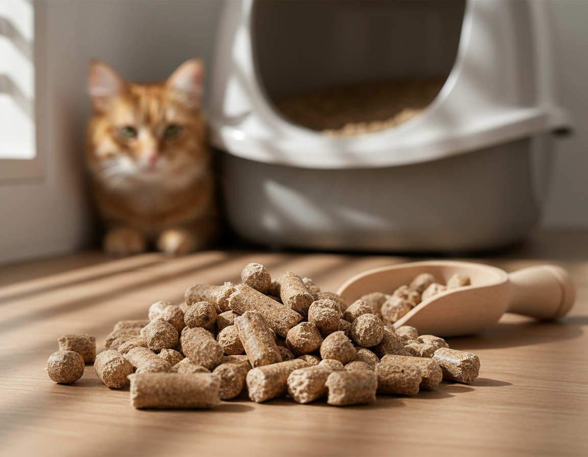 żwirek z pelletu drzewnego dla kota