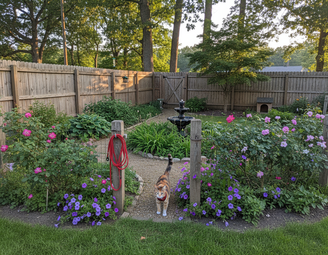 bezpieczne wychodzenie kota na zewnątrz