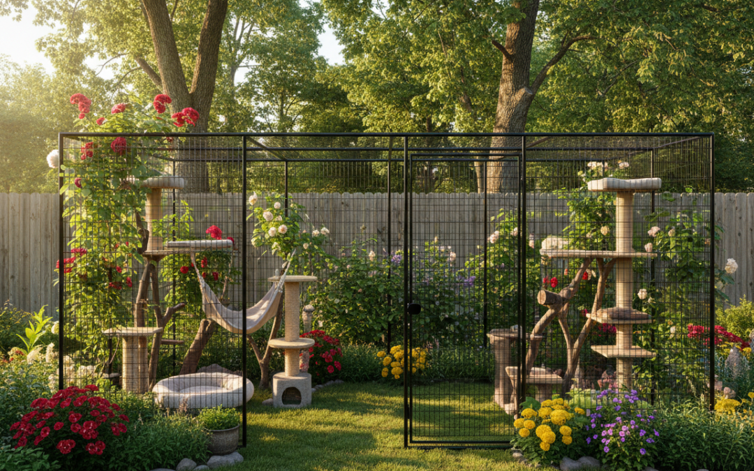 Budowa zewnętrznego wybiegu dla kota – Wszystko, co musisz o tym wiedzieć!